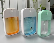 JL-PA102A 20ml ABS PETG Plastic Perfume Card  Square Fine Mist Pump Sprayer Bottle For Travelling