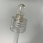 Clear PVC Nipple Dropper Transparent PETG Cap for Skincare Oil 24/410