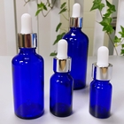 Aromatherapy Cosmetic Glass Essential Oil Bottle Transparent Green Blue Brown Glass