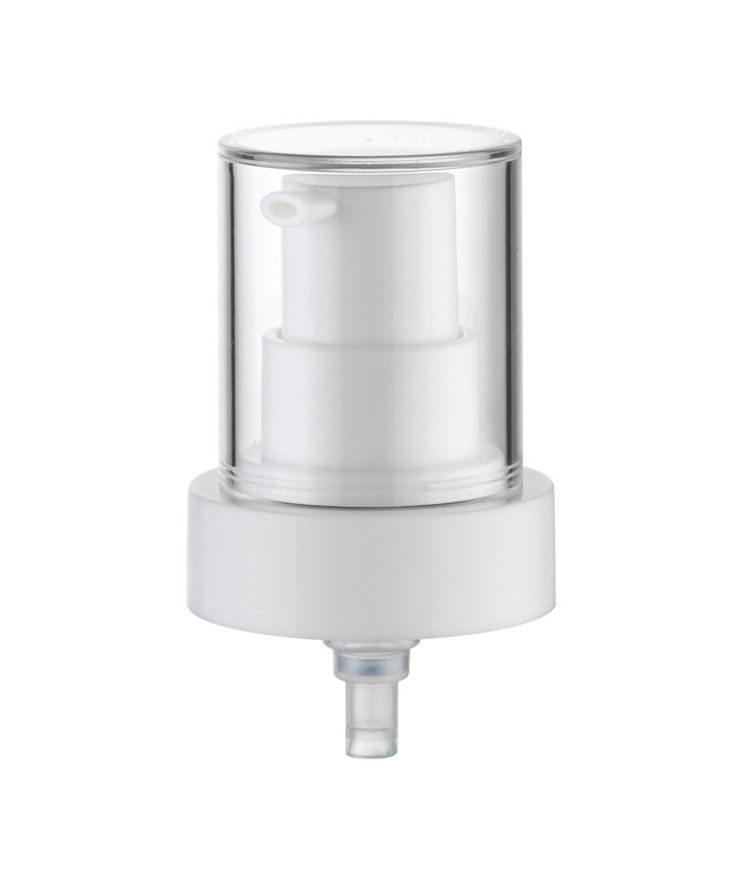 JL-CC103A Spring Outside Sunction Cream Pump with Cap  24/410 0.5CC  Plastic Cream Airless Pump for Hair Ca