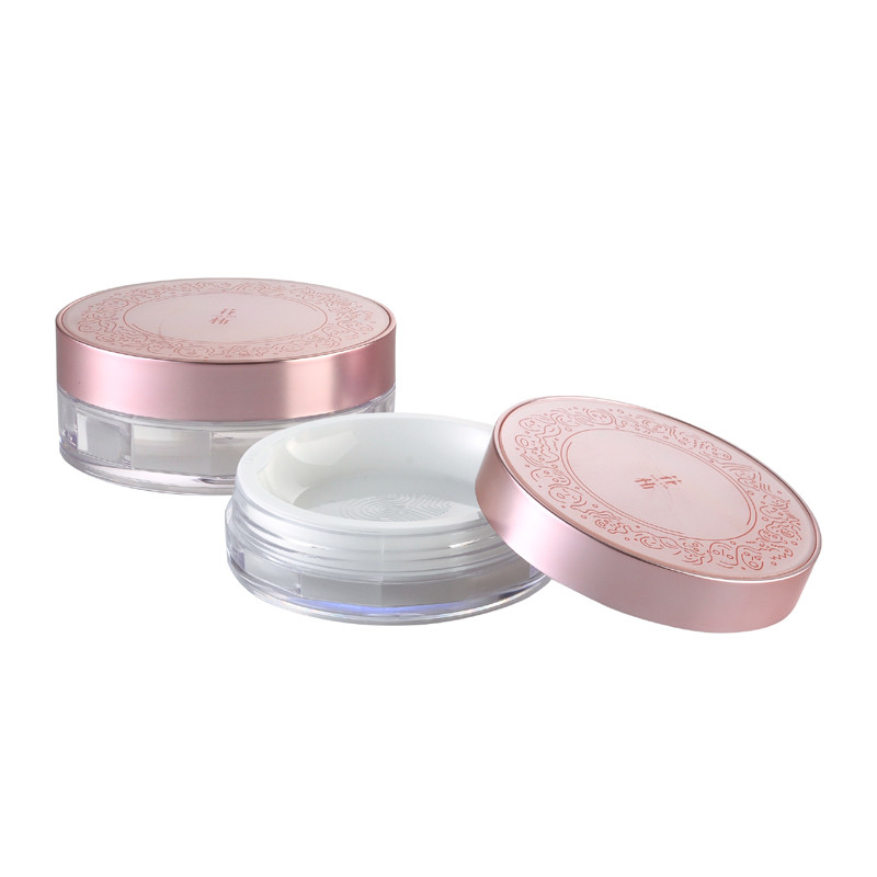 JL-PC101B 10g Blusher Container Compact Case Comestics Foundation Loose Dusting Powder Case Container