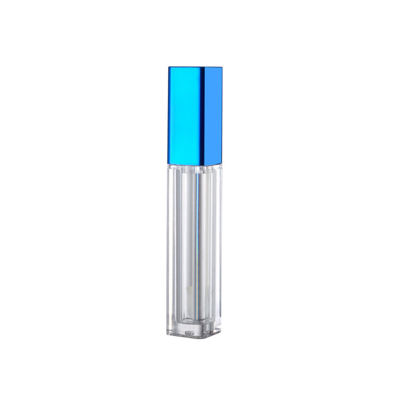 JL-LG203 Empty Square Gloss Case Lip Gloss Tube Cosmetic Case 6.2ml Square Lipgloss Tube