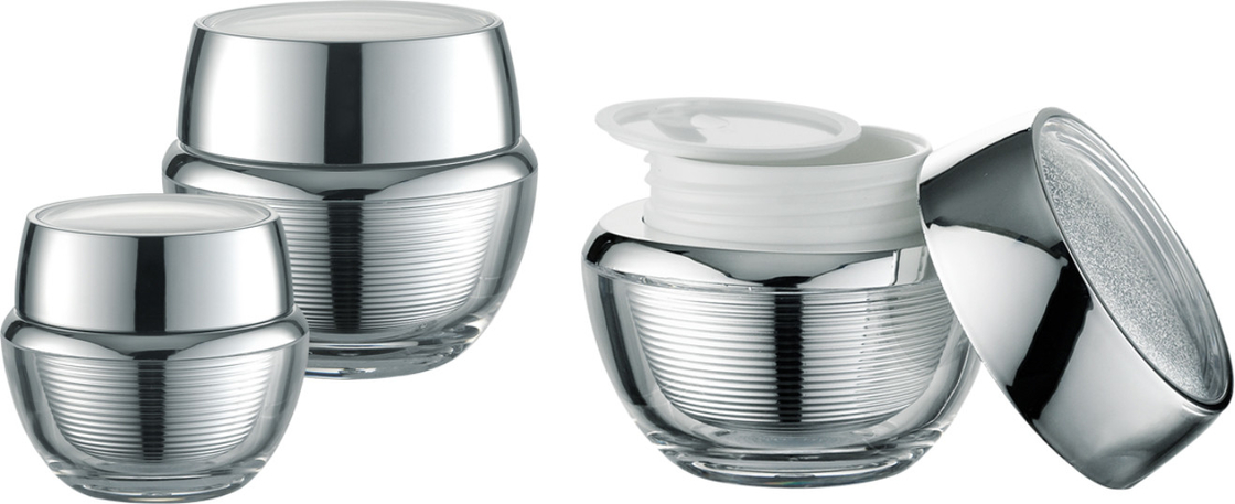 JL-JR814 PMMA Cream Jar 15g 30g 50g Acrylic Cosmetic Containers