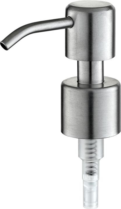 JL-KW101A 304H Bathroom Lotion Pump Liquid 24/410 28/410 28/4001.2CC 1.6CC Brushed SS Matel Pump Lotion Dispenser Pump