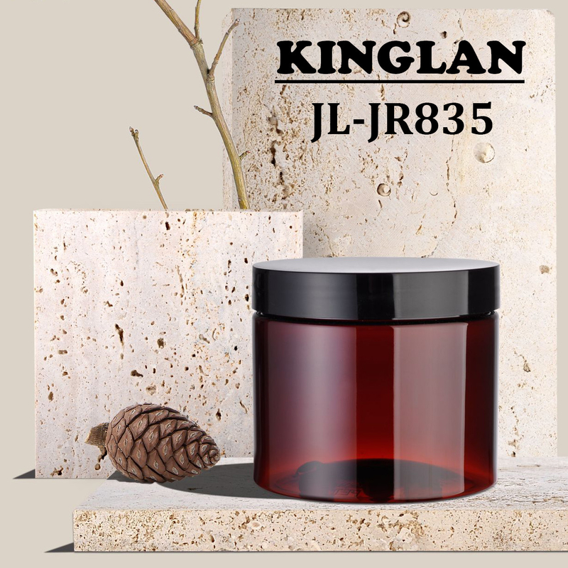 JL-JR835 PET Jar 30g 50g 100g 150g 200g 300g 500g Eye Face Cream Jars Skincare Portable Body Cosmetic Plastic Containers